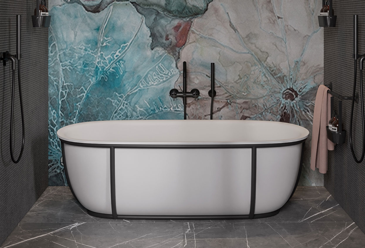 Bagno con vasca