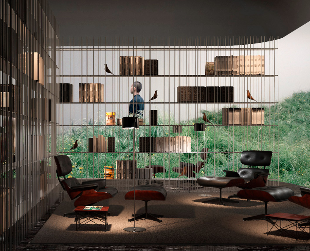 The reading lounge